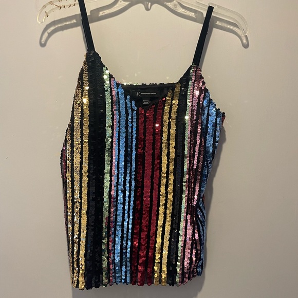 sequin top! super sexy and fun size small - Picture 1 of 3